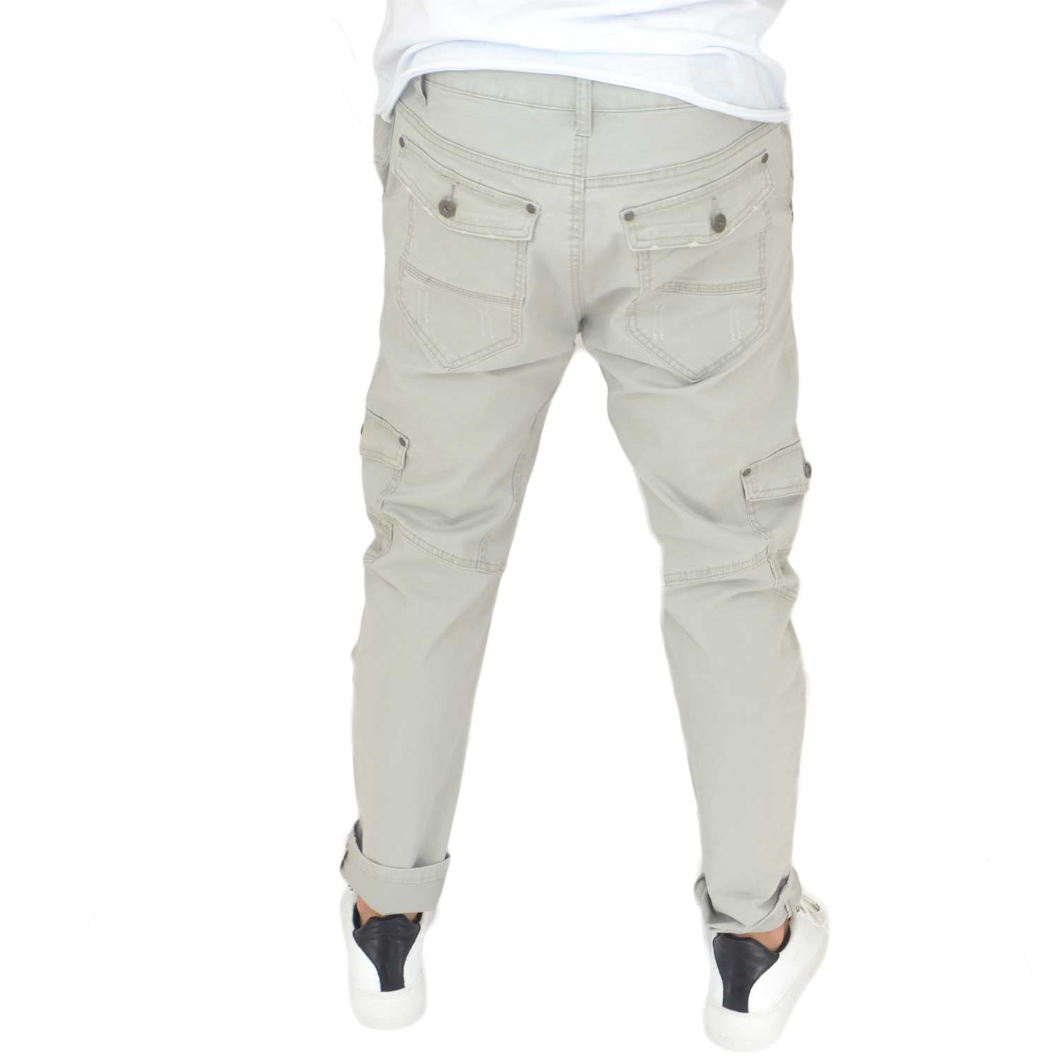 jeans con tasche laterali uomo