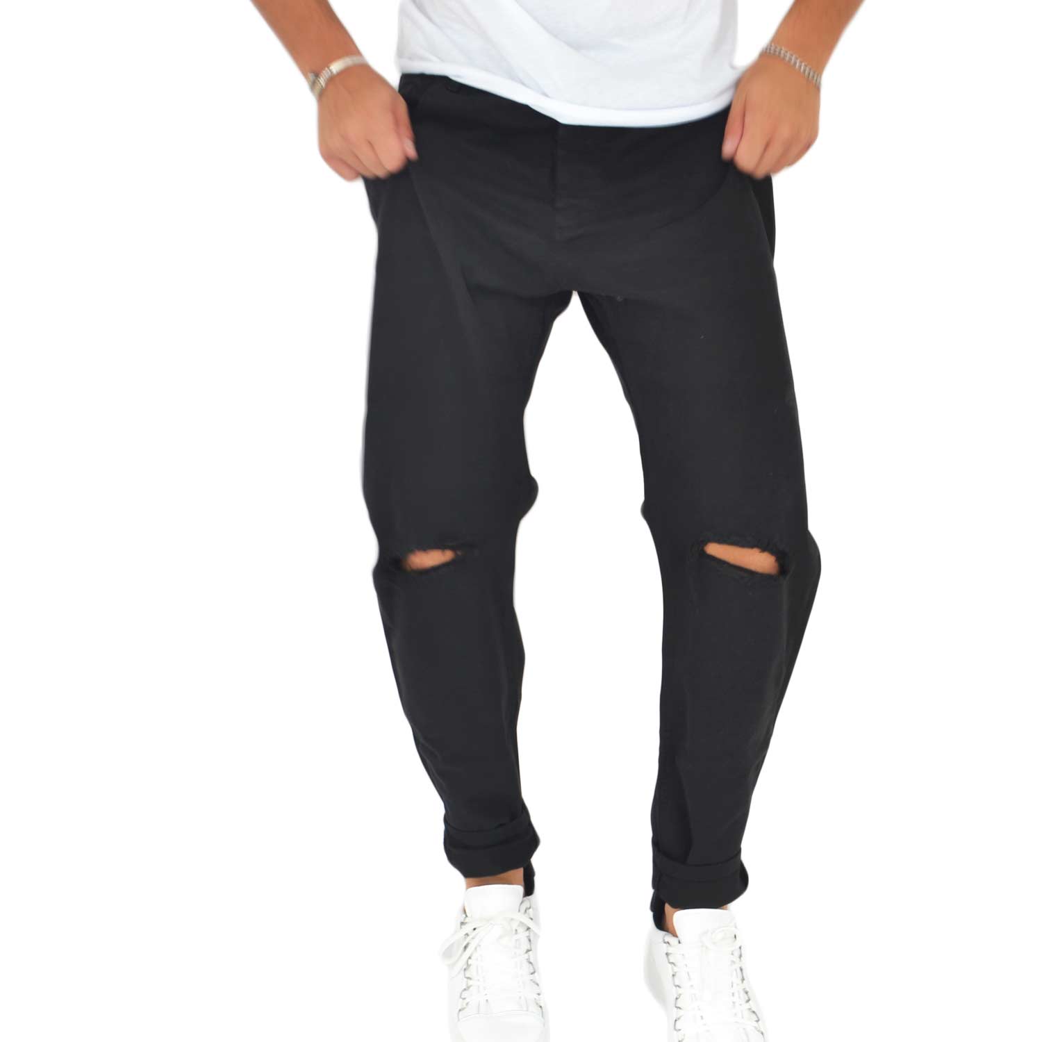Catena Portachiavi Lunga In Metallo Nero – Stile Biker Punk Rocker, Per Uomo E Donna