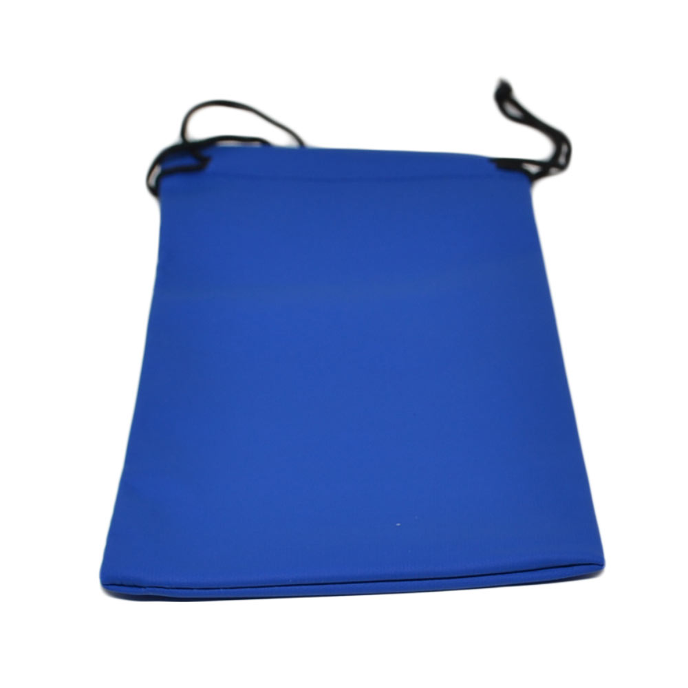 Astuccio per occhiali regolabile blu morbido sacchetto porta oggetti con nastrino impermeabile flessibile
