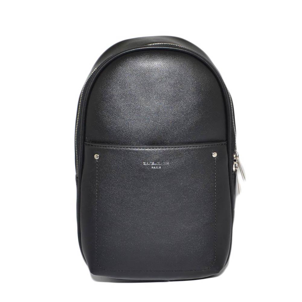 David Jones zaino monospalla nero marsupio tracolla 2 scompartimenti zip regolabile comodo borsa casual porta tutto