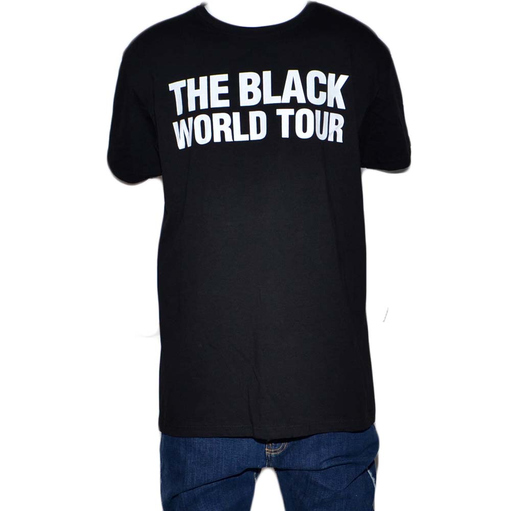 T-Shirt slim  welcom freedom uomo colore nero art FR098 Maniche corte. Collo rotondo.