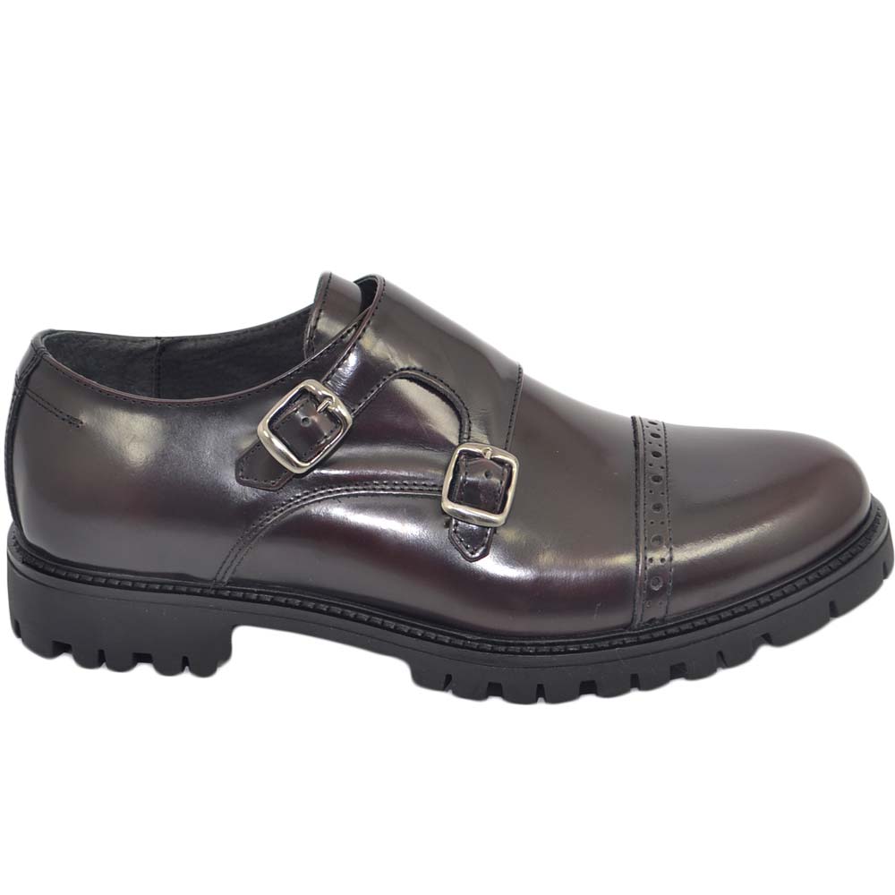 scarpe eleganti bordeaux uomo