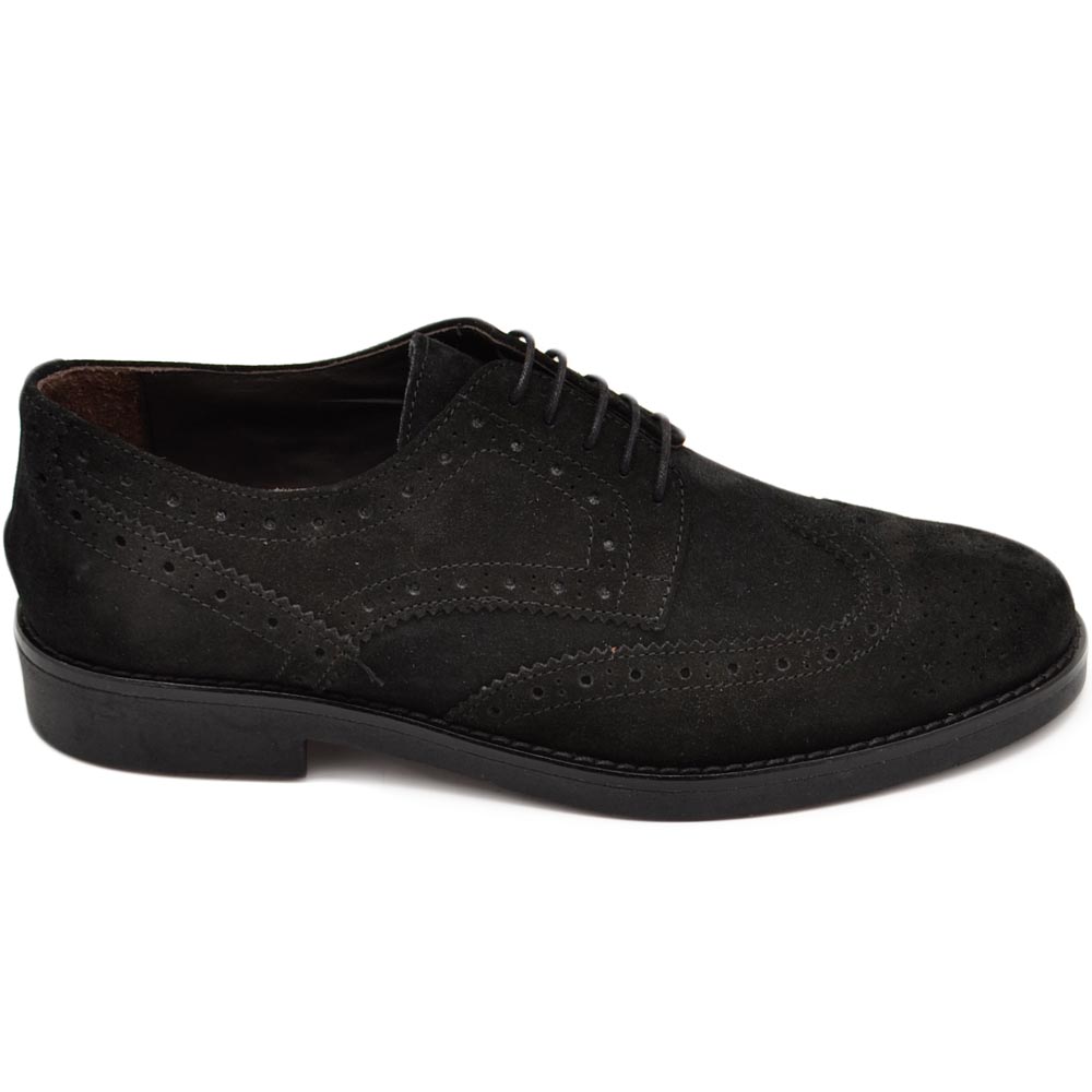 Scarpe brogue uomo nere cheap
