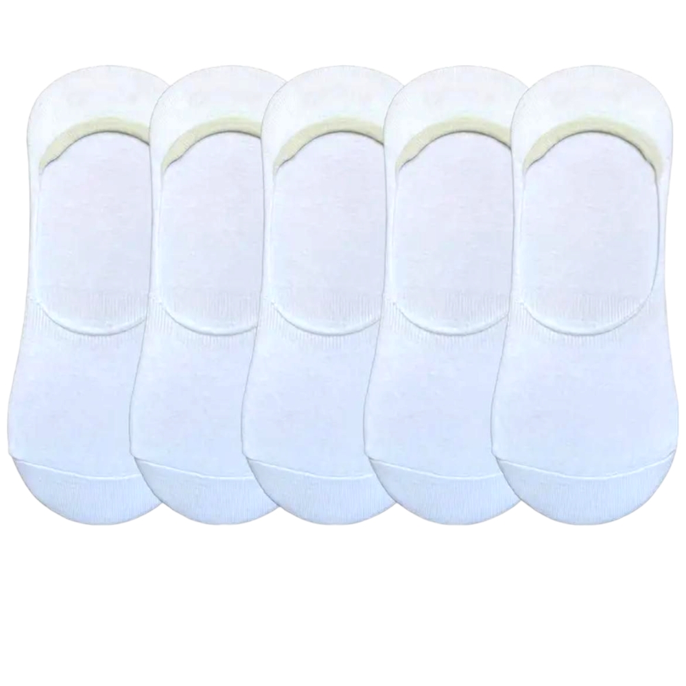 12 Paia Calzini Donna (35-41) Corti Tacco Punta Antiodore Traspirante in cotone elastico con silicone invisibili comodi 