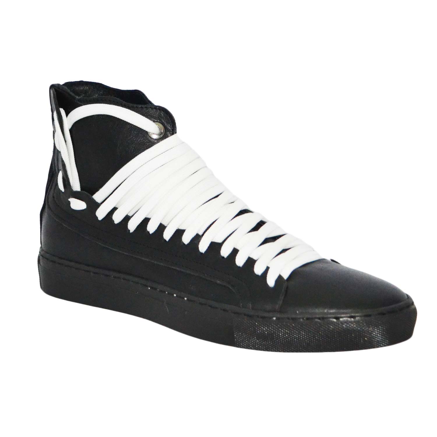 scarpe alte con lacci