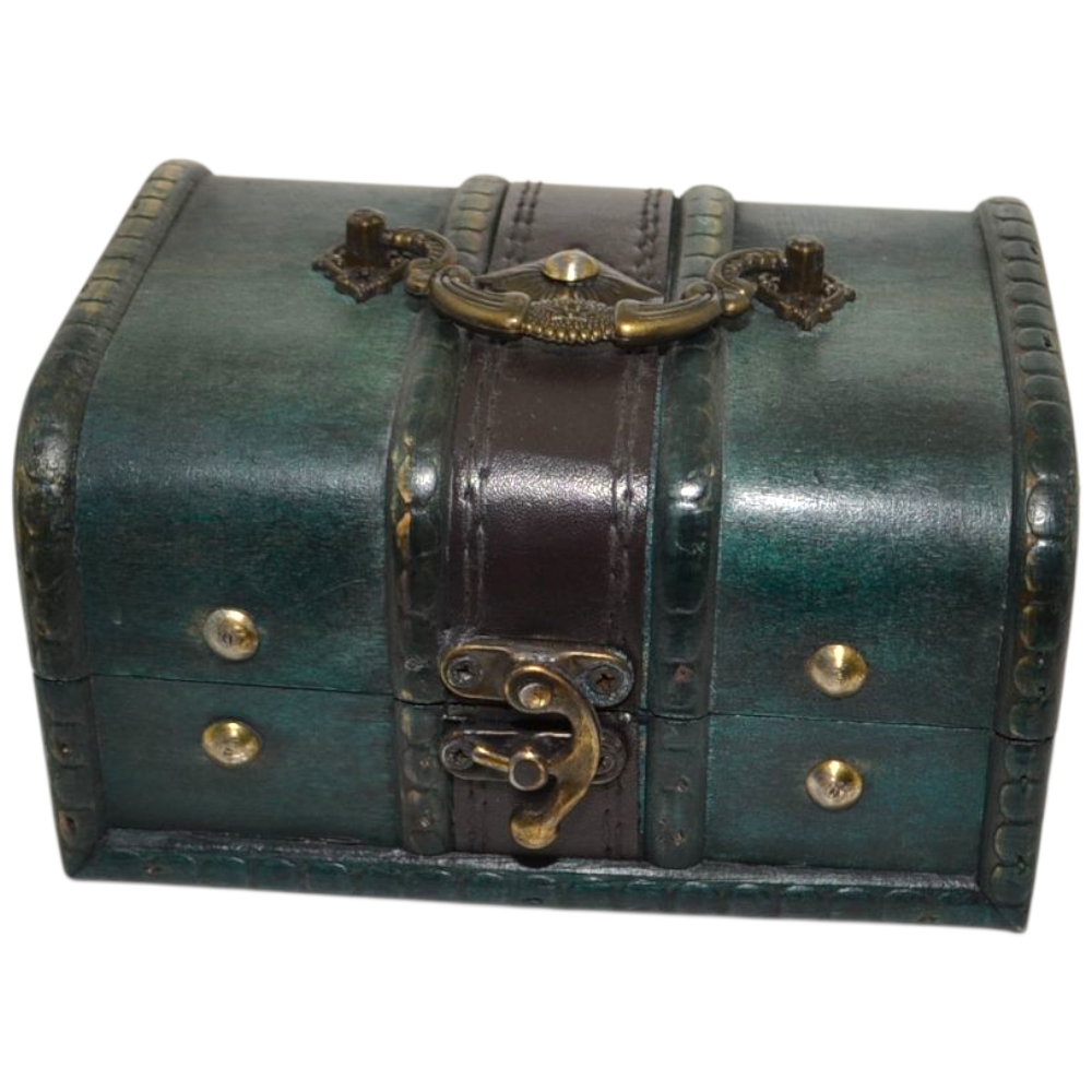 Cintura uomo vera pelle blu Armata di mare con doppia cucitura fibbia in metallo quadrata regolabile scatola legno verde.