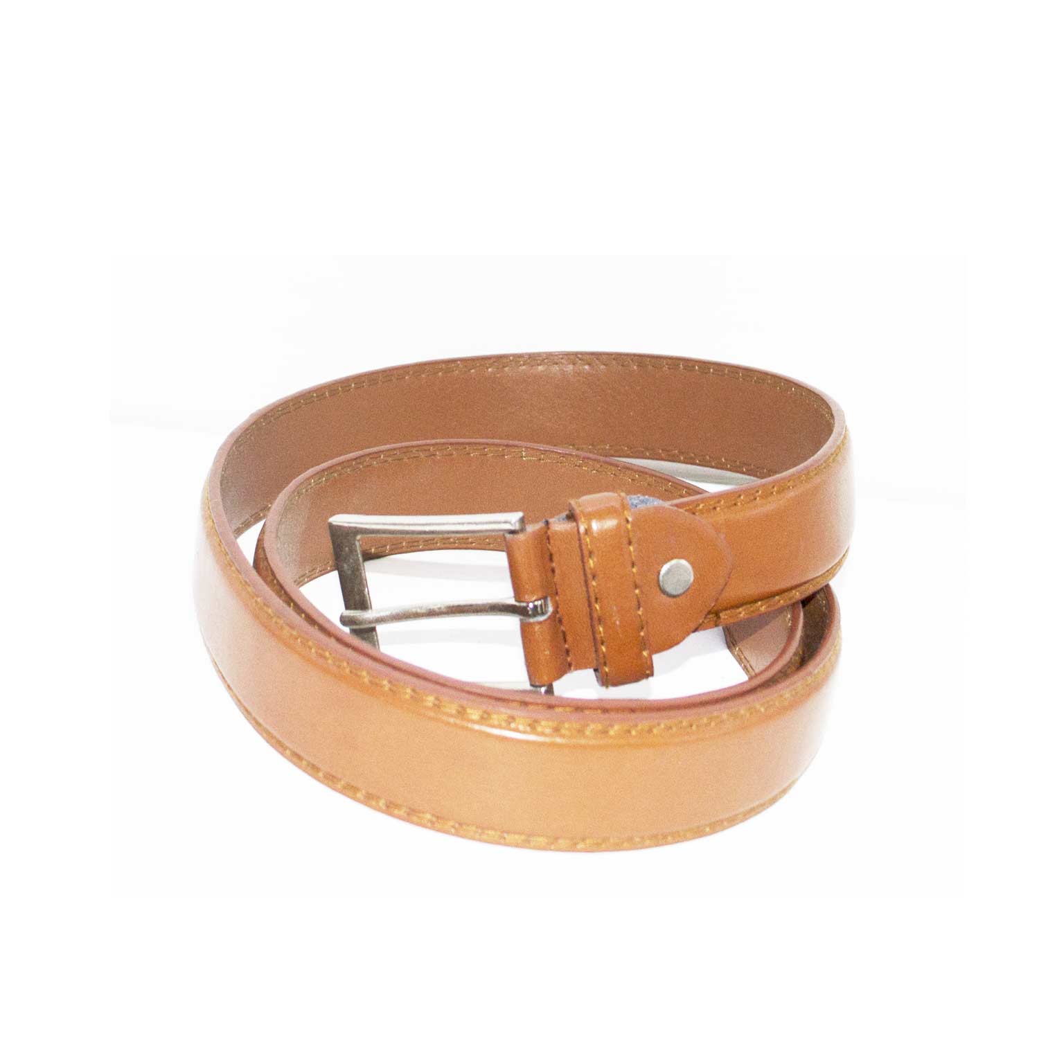 Cintura uomo elegante art:8456 vera pelle cuoio chiaro