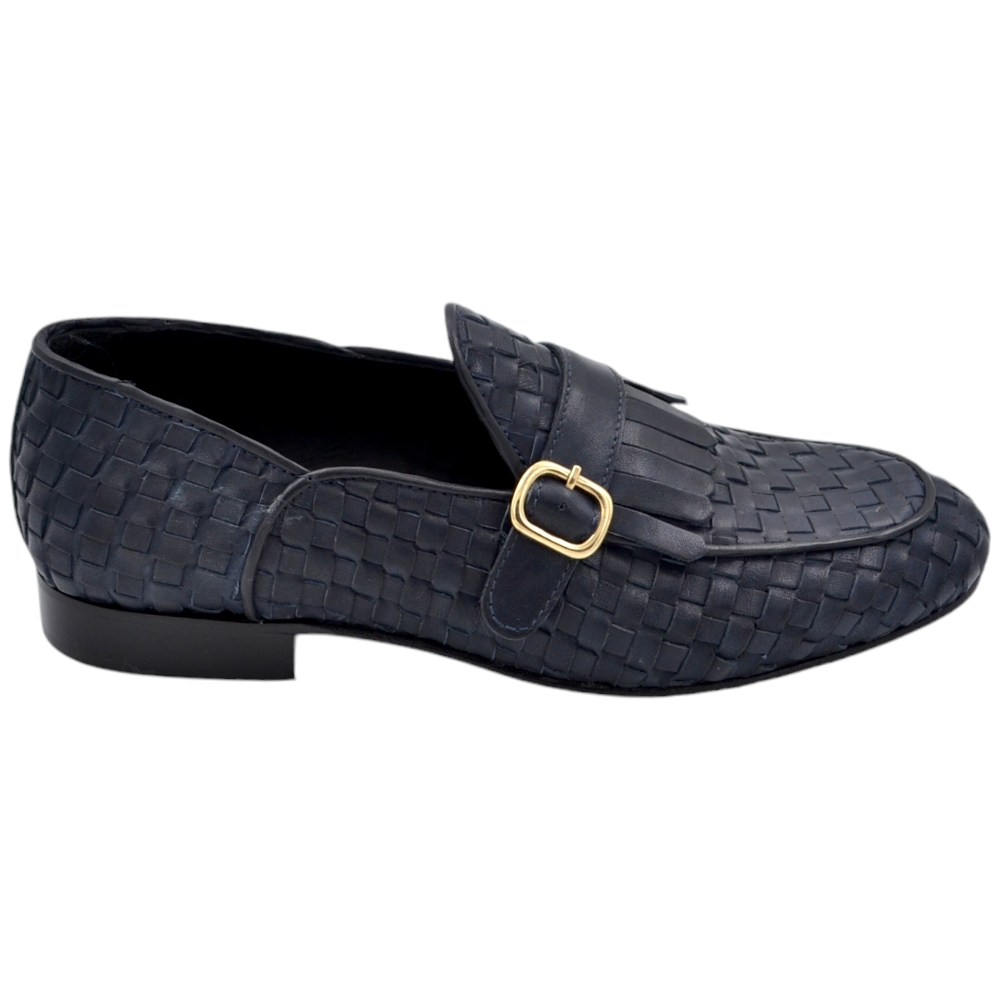 MONTEMARIO Mocassino Liscio In VERA PELLE E Fondo Cuoio