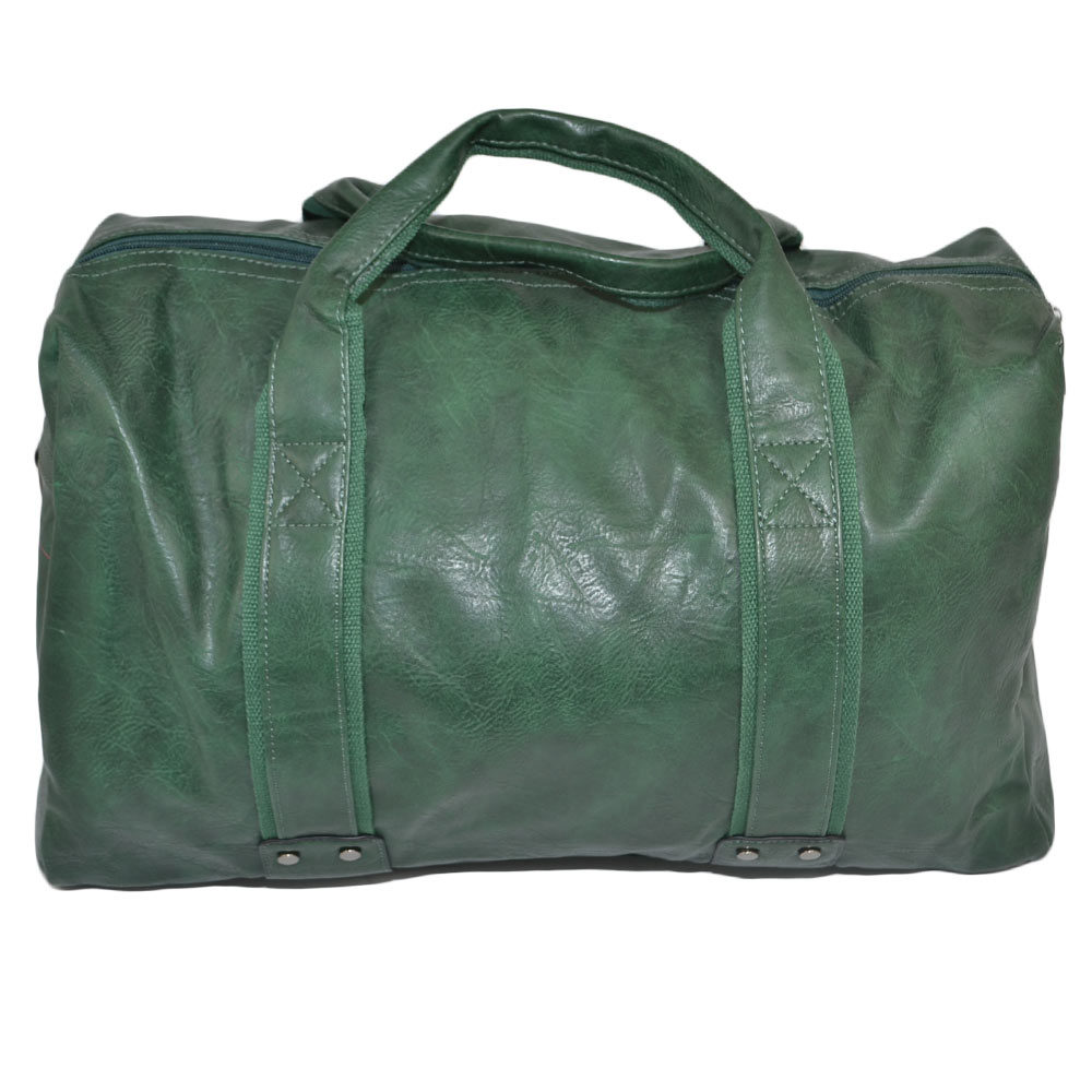 Borsone verde uomo borsa grande in ecopelle da viaggio con tracolla vintage voli tracolla regolabile e ganci zip