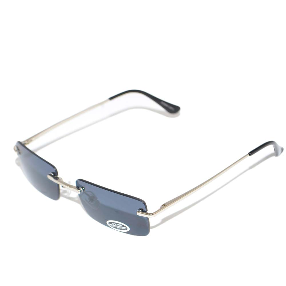 Nero Come Da Immagine Occhiali Da Sole Vintage Quadrati Alla Moda Da Donna E Da Uomo Di Marca Retro In Metallo~p134036199 - Foto 9