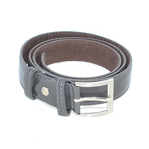 Cintura uomo elegante art:934534 vera pelle grigio lucido  monocromo