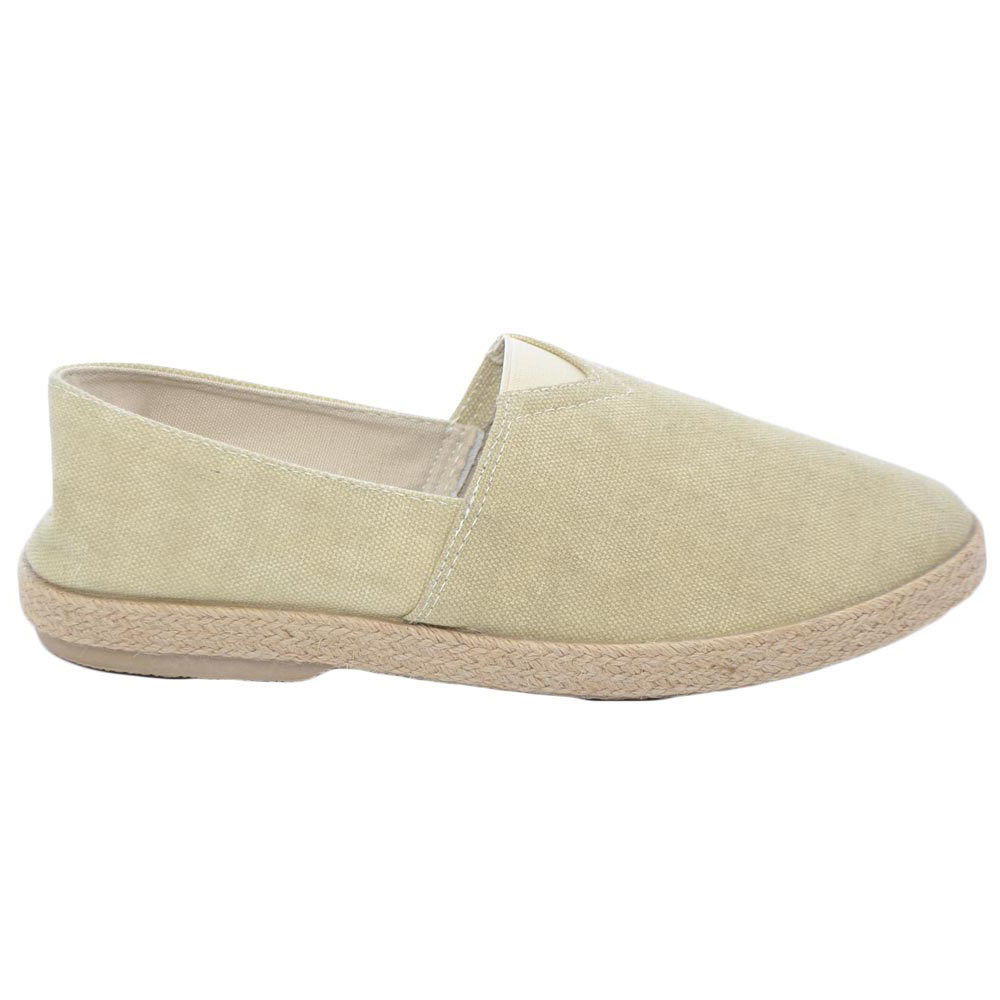 Espadrillas uomo scarpe da barca beige in tela fresco e fondo in spago  intrecciato moda businessman estate comodo uomo espadrillas Malu Shoes |  MaluShoes