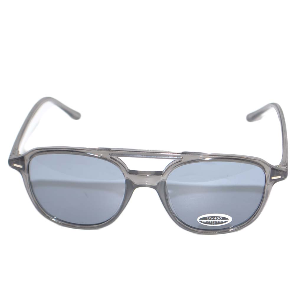 Occhiali da sole sunglasses uomo nero modello aviatore a goccia a specchio con lente nera moda giovane