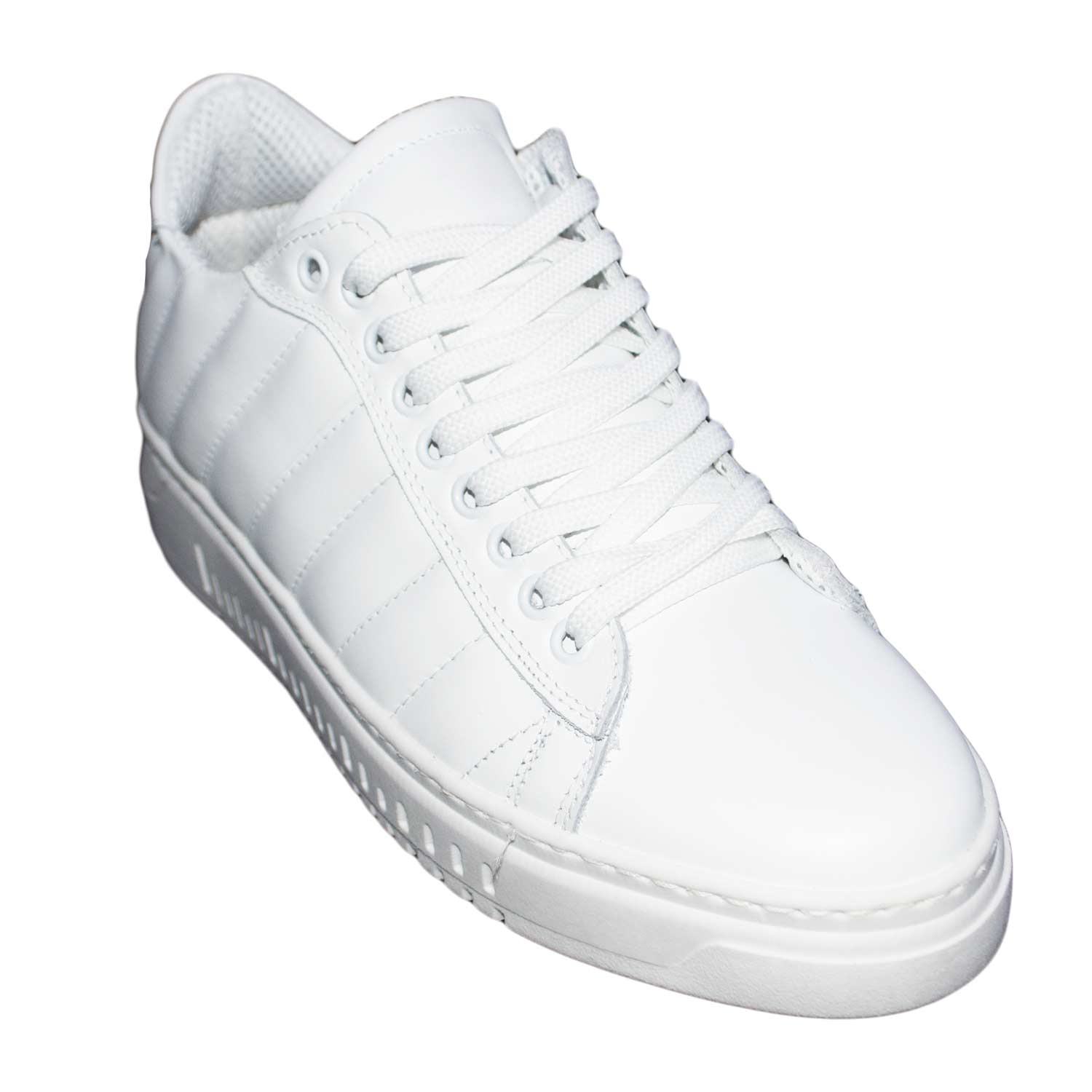 Sneakers uomo bassa vera pelle scamosciato beige bicolore con fondo
