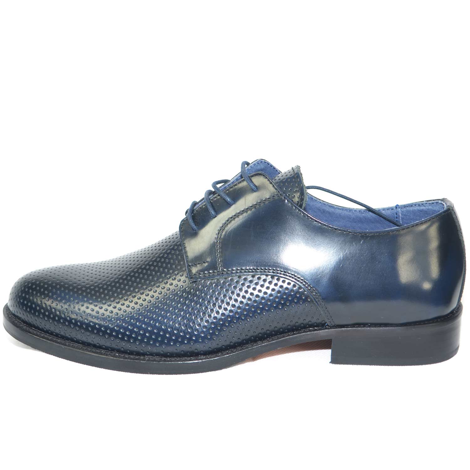 scarpe eleganti blu uomo