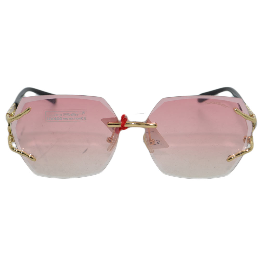 OCCHIALI DA SOLE DONNA SUNGLASSES ESAGONALE IRREGOLARE LENTE COLORATA MONTATURA LEGGERA MODA GIOVANE.