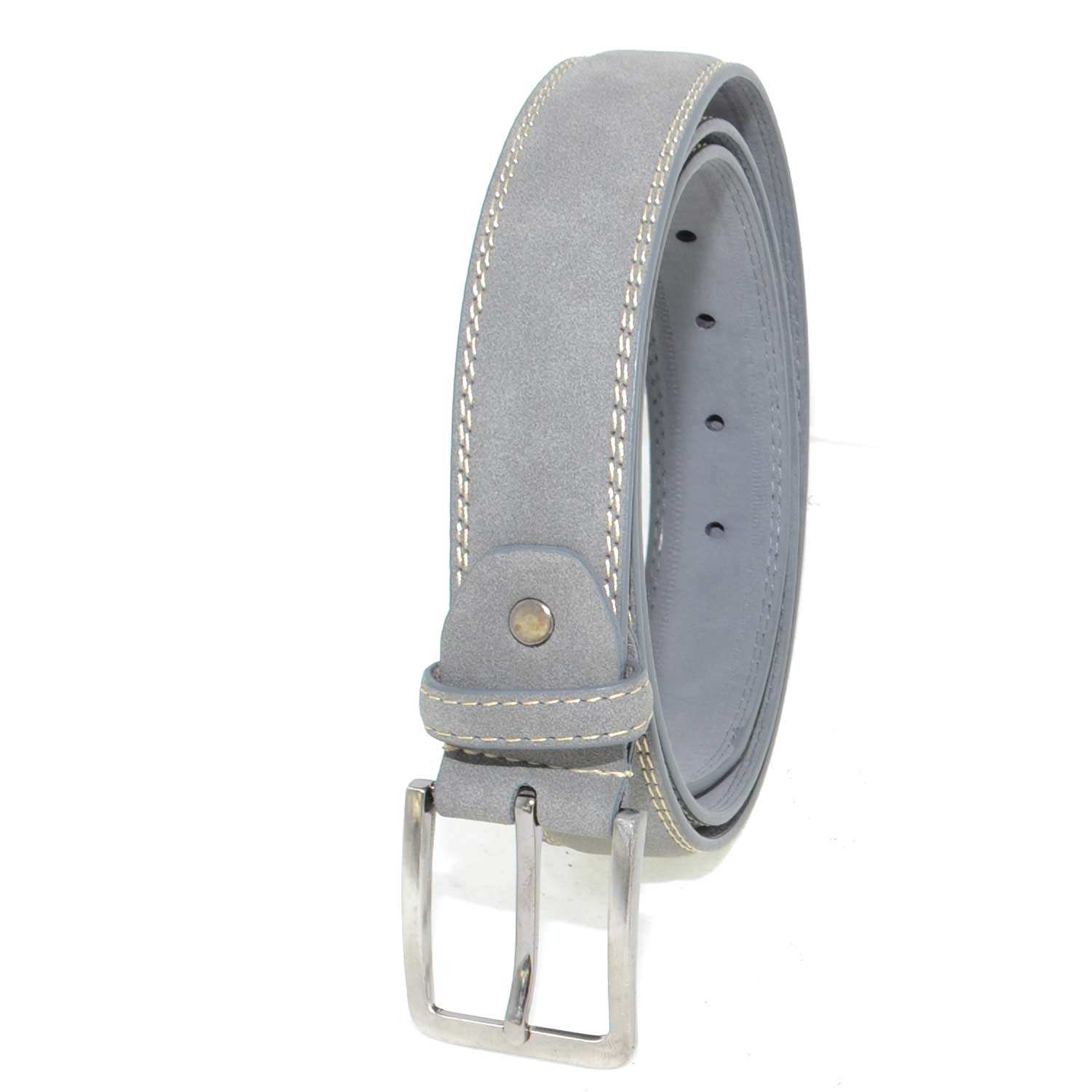 CINTURA FIBBIA STILE VINTAGE GRIGIO MADE IN ITALY CERIMONIA