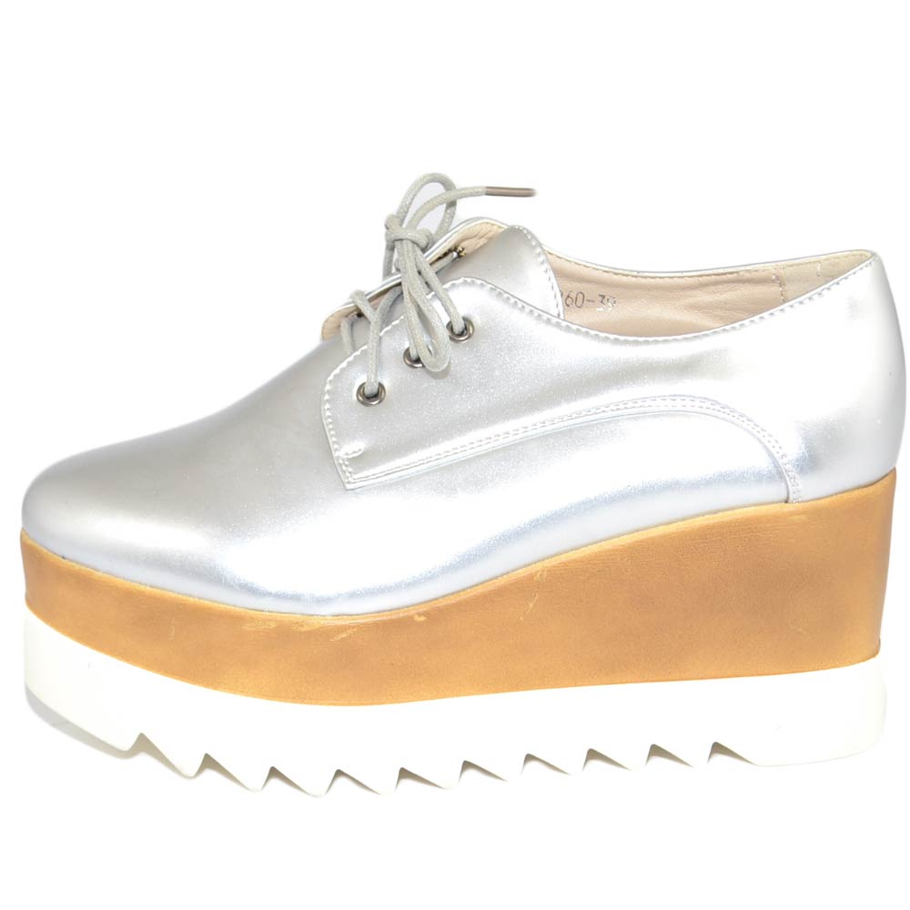 scarpe stringate platform